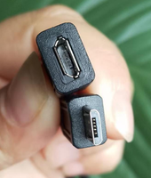 Câble d'extension adaptateur droit Micro B 5Pin Usb 2.0 mâle femelle