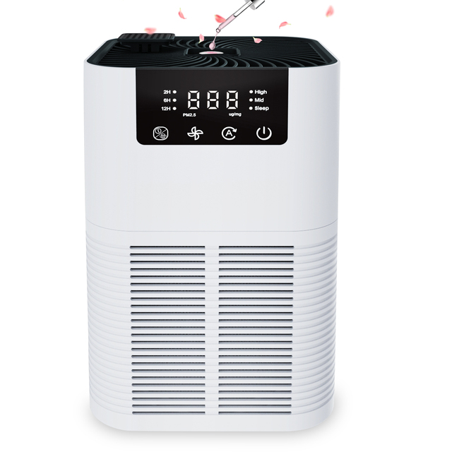 Disinfection Sterilizer Air Purifier H11 True HEPA Desktop Air Purifier  Negative Ion Air Purifier for Home
