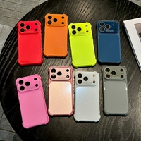 Coque de téléphone de luxe en verre trempé pour iPhone 17 13 14 15 16 Pro Max Air 17Pro, protection antichoc Candy