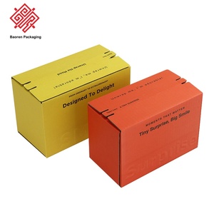 Baoren personalizado pequeña suscripción correo regalo entrega personalizado correo embalaje cartón corrugado envío cajas de papel - Product Image 5