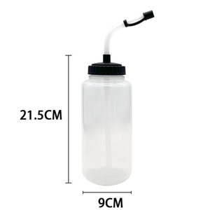 Bouteille d'eau en plastique de qualité alimentaire, type paille, à long bec, grande capacité, pour le sport de hockey sur glace - Product Image 3