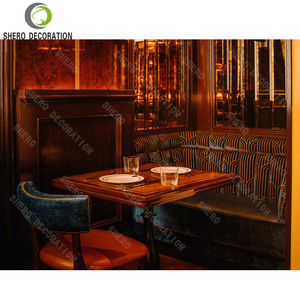 Diseños de Cafetería 3D de Lujo, Muebles de Madera Populares para Cafetería, Muebles de Exhibición Personalizados para Tienda de Bar, Muebles de Servicio para Cafetería - Product Image 4