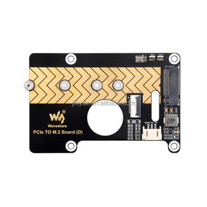 覆盆子<span class=keywords><strong>Pi</strong></span> 5 PCIe至M.2接口固态硬盘扩展卡NVMe硬盘8Gbps高速传输 - Product Image 2