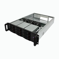 Boîtier de serveur 2U à montage en rack, 9 baies HDD échangeables à chaud, compatible carte mère EATX, prix usine