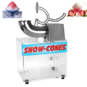גדול נפח מסחרי חשמלי קרח מכונת גילוח מכונה מגולח קרח שלג קונוסים שלג פתיתי יצרנית מגרסה למכירה עם עדין