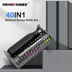 ชุดไขควงแม่เหล็กอเนกประสงค์, อุปกรณ์เครื่องมือซ่อมมือถือ40 In1พร้อมกล่องอลูมิเนียม - Product Image 3