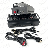 Logiciel Gratuit 40 Hub USB Chassis Farm Contrôle Unifié par Téléphone Mobile Boîtier Android pour 50 Téléphones Déverrouillage de Téléphones Granja De Celulares