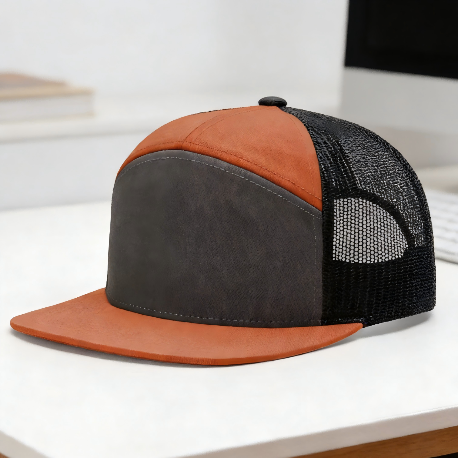 Charcoal+Burnt Orange+Black