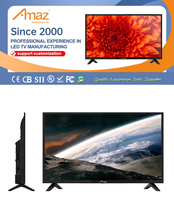 Téléviseurs intelligents Android sans cadre 4K UHD OEM Amaz Factory 32 pouces 43 pouces 55 pouces 65 pouces