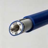 Cable de Comunicación Monofibra para Minas de Carbón, Cable de Señal Subterráneo de Tubo Suelto, Cable Compuesto Antiestático de PVC Azul para Minería