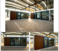 M Maison capsule modulaire de luxe, Cabine Apple 2ème étage, Maison mobile, Appartement, Atelier, Bureau, Bureau à domicile, Centre commercial, Hôtel