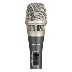 ไมโครโฟนแบบมีสาย MIPRO พร้อมแคปซูลเปลี่ยนได้ ใช้พลังงานแฟนทอมสำหรับไมค์คอนเดนเซอร์ หรือใช้แบตเตอรี่ AA สำหรับไมค์ไดนามิก - Product Image 3