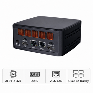 Mini PC NUC AMD AI 9 HX 370 365, 2*2.5G LAN, 2*DDR5, PCIe4.0, 2*HD, 2*Type-C, Win11, Computadora con IA, OEM - Product Image 5