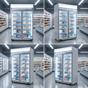 Congélateur vertical commercial ZD, sans givre, refroidissement par air, -22 degrés Celsius, vente <span class=keywords><strong>en</strong></span> gros OEM pour les magasins de détail - Product Image 6