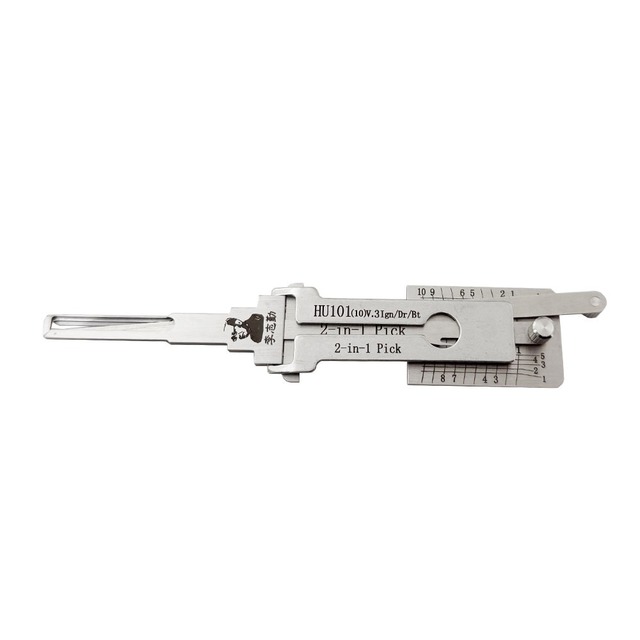 Lishi HU101(10) V.3 Ign/Dr/Bt 3-in-1 Auto Pick and Decoder for Ford Focus Lock Pick Tool Locksmith Tool