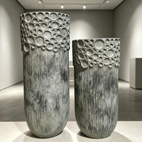 Vases de sol décoratifs pour hôtels, jardinières grandes pour l'extérieur, pots de jardin extra-larges, pots à fleurs et jardinières
