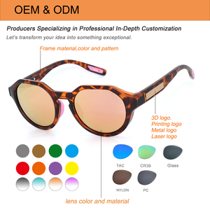 2025 trendsetting TR90 tùy chỉnh khung Retro Kính mát unisex phân cực ống kính thủy tinh với UV400 bảo vệ thoải mái thiết kế nhìn - Product Image 5