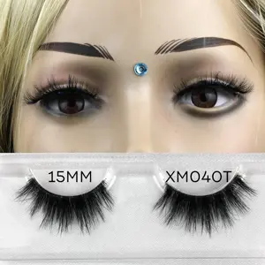 XM040T lashes wholesale clear band Private Label beauty 3D Mink Eyelashes lashes own brand eyelash eye lashes