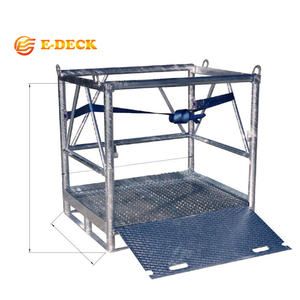 מכירה לוהטת מגולוון מפעל אחסון מזרן מלגזה פלטפורמת בטיחות כלוב - Product Image 2