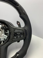 Volant sport en cuir semi-perforé avec LED en carbone, 4/3 branches, pour Série G G11 G12 G20 G21 M3 G80 G81 M4 G82 G83 G30
