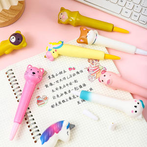 Bolígrafo de descompresión de rebote lento, bolígrafo de ventilación neutra, suave, de rebote lento, papelería de dibujos animados - Product Image 4