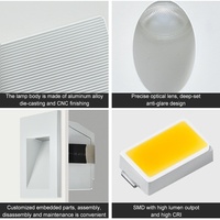 Haute Performance Moderne Simple Hôtel Maison Intérieur Monté Chambre Décoratif En Aluminium Led Applique Murale
