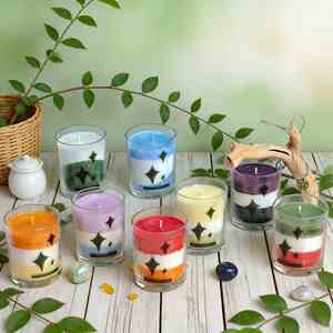 Coffret Cadeau Thème Romance en Cire de Fleur de Glace Écologique pour Manifestation d'Énergie, Aromathérapie, Divination, Zodiaque et Méditation Magic Color - Product Image 2