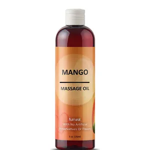 Private Label Thailand Massage Oil Essential Oil for Woman Relaxing and Soothing Organic Mango Massage Oil OEM