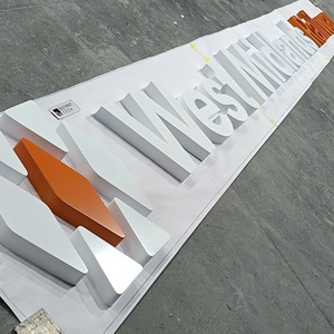 Business Logo Sign Indoor Outdoor Company Office <b>Wall</b> Adverting Signs Customized Metal Acrylic 3D Letters <b>Signage</b> - Product Image 1