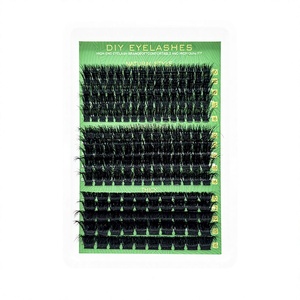 Pestañas Postizas Suaves de un Solo Grupo, Rizadas y Densas, de Longitud Mixta, 10D 160D 180D 200D para Extensión de Pestañas - Product Image 1