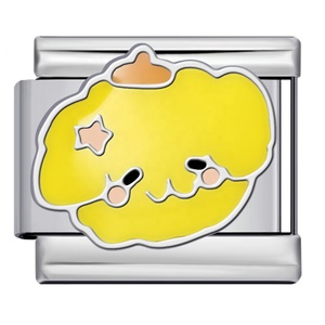 Breloque personnalisée tendance en acier inoxydable, série de personnages de dessins animés mignons, pour bracelet à maillons italien de 9 mm, bijoux pour femmes et hommes - Product Image 3