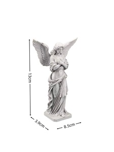 Estatua de Ángel Guardián de Tamaño Real, Escultura Conmemorativa para Jardín Exterior, Figura Decorativa Religiosa, Adorno para Patio y Hogar - Product Image 2
