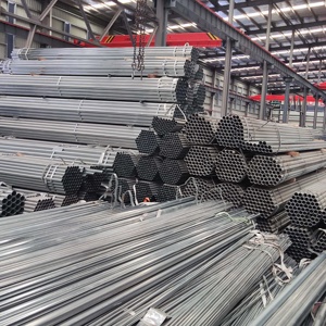 ASTM A123 Tuyau GI en acier galvanisé 1/2 3/4 1''2'' Inch Iron Hot-Dipped Round <span class=keywords><strong>Galva</strong></span> Steel Tube Prix d'usine pour plomberie/clôture - Product Image 2