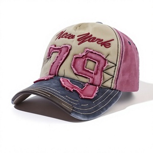 Lomardo Original 01 Embroidered Denim Baseball <b>Cap</b> Vintage Washed Adjustable Unisex Adult 6-Panel <b>Hat</b> - Product Image 5