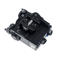 Pointeur laser rouge DBAL-A2 en métal Lampe de poche laser tactique Équipement d'éclairage extérieur