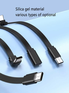 สายต่อพ่วง <span class=keywords><strong>USB</strong></span> C 10-50ซม. ตัวขยายชนิด C 90องศา/<span class=keywords><strong>หัว</strong></span>ตรงสายรองรับการชาร์จเร็ว66วัตต์ข้อมูล480Mbps - Product Image 4
