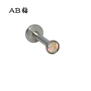 Fashion Stainless Steel CZ Crystal Ear <strong>Ring</strong> Steel Internally Threaded Labret <strong>Rings</strong> Internally Threaded Labret <strong>Monroe</strong> <strong>Lip</strong> <strong>Ring</strong> - Product Image 6
