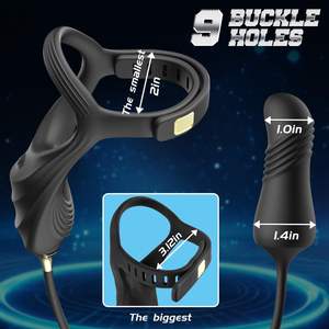 Anale vibrator voor prostaatstimulatie, masturbatie, penisring met anale plug voor vertraagde ejaculatie, seksspeeltjes voor volwassenen - Product Image 6