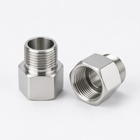 Raccord hexagonal BSP en acier inoxydable 201 304, filetage mâle 1 pouce DN25, classe 150, résistant à la corrosion, pour tuyaux froids