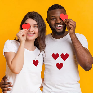 แผ่นปะรูปหัวใจสีสันสดใสงานปักลายด้วยตัวอักษรสำหรับตกแต่งเสื้อผ้ากระเป๋า - Product Image 6