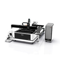 Machine de découpe laser à fibre CNC 3015, 3000W, double table, mandrin automatique, pour acier, métal, tube, tuyau, feuille, plaque plate