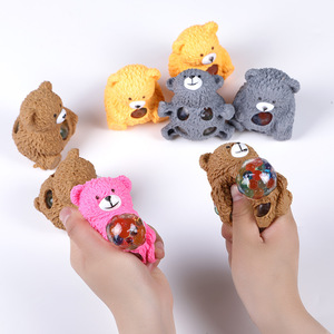 Pelota Antiestrés de Goma con Forma de Oso, Juguete Sensorial para Niños y Adultos - Product Image 4