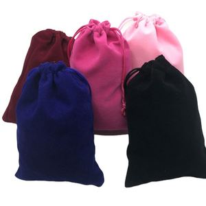 Lot de 50 sacs cadeaux en velours avec cordon de serrage, 4x6 pouces, pochettes à bijoux pour cadeaux de mariage - Product Image 1