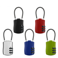 Cadenas de voyage étanche à combinaison à 3 chiffres en alliage de zinc pour bagages, étudiants et salle de sport