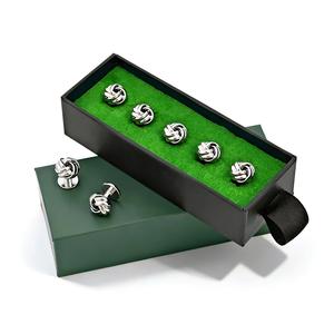 Botones de Metal para Camisas Baju Melayu de la Marca KUNSHUO, Botones Personalizados con Logotipo para Ropa Baju Melayu - Product Image 4