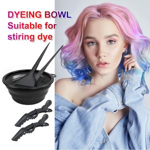 Kit Profesional <span class=keywords><strong>de</strong></span> Coloración del Cabello para Barbería, Tazón Plegable, Brocha, Pinza para el Cabello, Espuma, Juego <span class=keywords><strong>de</strong></span> Herramientas <span class=keywords><strong>de</strong></span> Color Personalizadas - Product Image 2