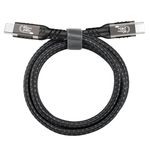 מפעל לספק 240w thunderbolt <span class=keywords><strong>4</strong></span> usb4c 8k סוג וידאו pd סוג כבל c 40 ג 'קט ניילון ז' קט דיסק רעם כבל <span class=keywords><strong>4</strong></span> <span class=keywords><strong>usb</strong></span> c - Product Image 4