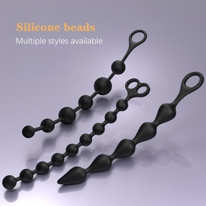 Chaîne anale en silicone avec perles et godemichet <span class=keywords><strong>anal</strong></span> pour homme et femme - Product Image 3