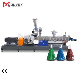 Máquina de materia prima de gránulos de plástico extruido de China máquina de granulación de compuestos de PVC