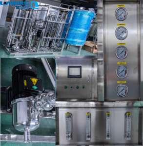 Pequena Fábrica De Água Mineral Que Faz A Máquina De Poço De Água Osmose Reversa RO Filtro 220V Bomba Motor Água Potável Tratamento - Product Image 6